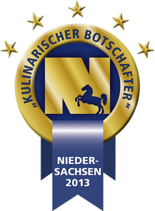 Label Kulinarischer Botschafter Niedersachsen 2013